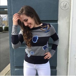 Embroidered Spring Sweater